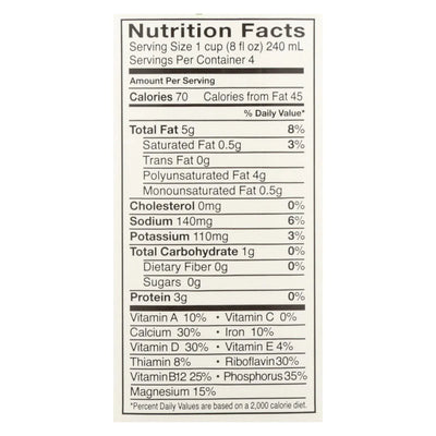 An image displaying Pacific Natural Foods Hemp Vanilla - Unsweetened - Case Of 12 - 32 Fl Ounce. by Pacific Natural Foods