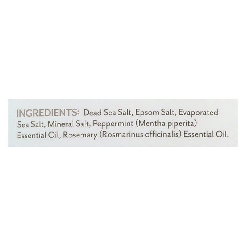 Soothing Touch Bath Salts - Peppermint Rosemary - 32 Oz - Orca Market