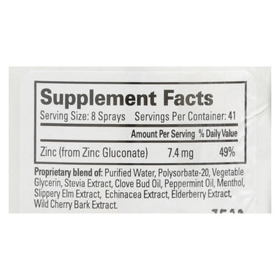 An image displaying Quantum Research Thera Zinc Throat Spray - 2 Ounce by Quantum Research