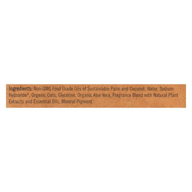 Sappo Hill Soapworks Bar Soap - Glycerine Creme - Aloe Oatmeal - 3.5 Oz - Case Of 12 - Orca Market