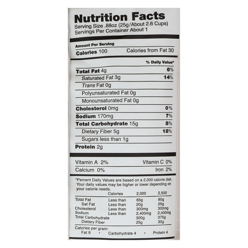 Lesser Evil Popcorn - Organic - Himalayan Pink - .88 Ounce - Case Of 18