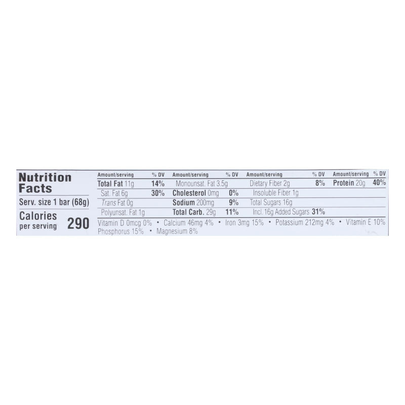 Clif Bar Builder Bar - Vanilla Almond - Case Of 12 - 2.4 Oz - Orca Market