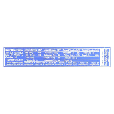 Clif Bar Luna Bar - Organic Blueberry Bliss - Case Of 15 - 1.69 Oz - Orca Market