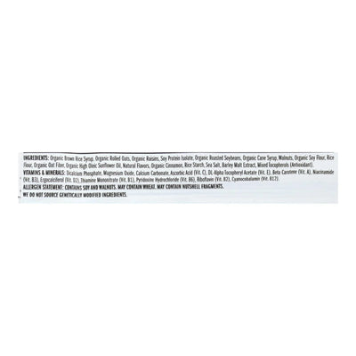 Clif Bar - Organic Oat Raisin Walnut - Case Of 12 - 2.4 Ounce