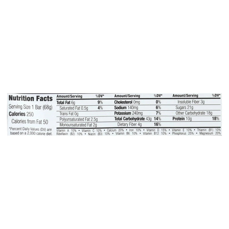 Clif Bar - Organic Oat Raisin Walnut - Case Of 12 - 2.4 Ounce