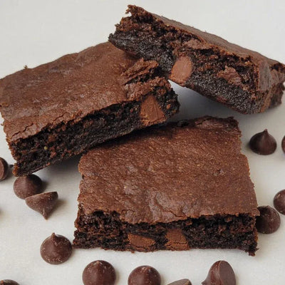 An image displaying Chocolate Chip Almond Flour Brownie Mix by Cassavaberry®