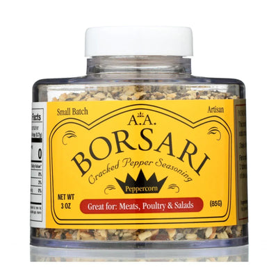 An image displaying Borsari - Seasoning Salt Crack Pepr - Case Of 6-4 Ounce by A.a. Borsari