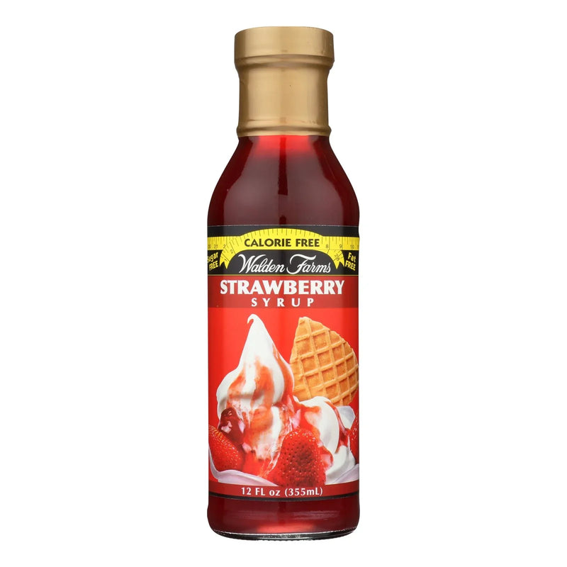 Walden Farms Syrup - Sugar Free Strawberry - Case Of 6 - 12 Ounce