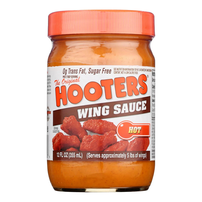 Hooters, Wing Sauce, Hot - Case Of 6 - 12 Ounce