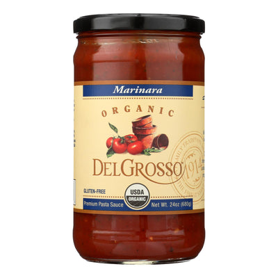 An image displaying La Famiglia Del Grosso Organic Marinara Sauce - Case Of 12 - 24 Oz by Delgrosso