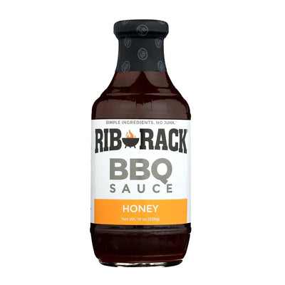 An image displaying Rib Rack Bbq Sauce - Sweet Honey - Case Of 6 - 19 Ounce. by Rib Rack
