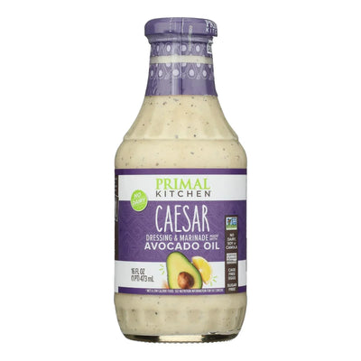 An image displaying Primal Kitchen - Dressing Caesar Avo Oil - Case Of 6-16 Ounce by Primal Kitchen