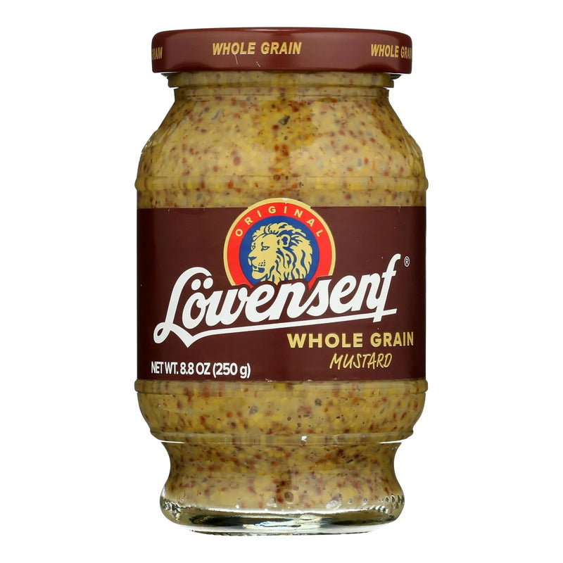 Lowensenf Whole Grain Mustard - Case Of 6 - 8.8 Ounce