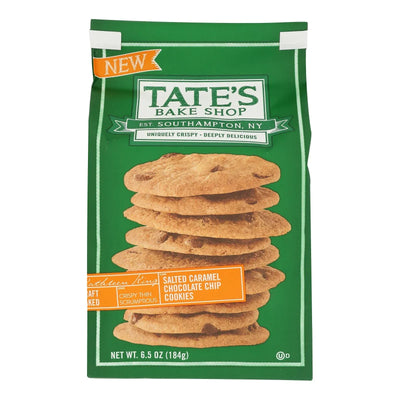 An image displaying Tate's Bake Shop - Cookie Sltd Caramel Cchip - Case Of 12-6.5 Ounce by Tate's Bake Shop