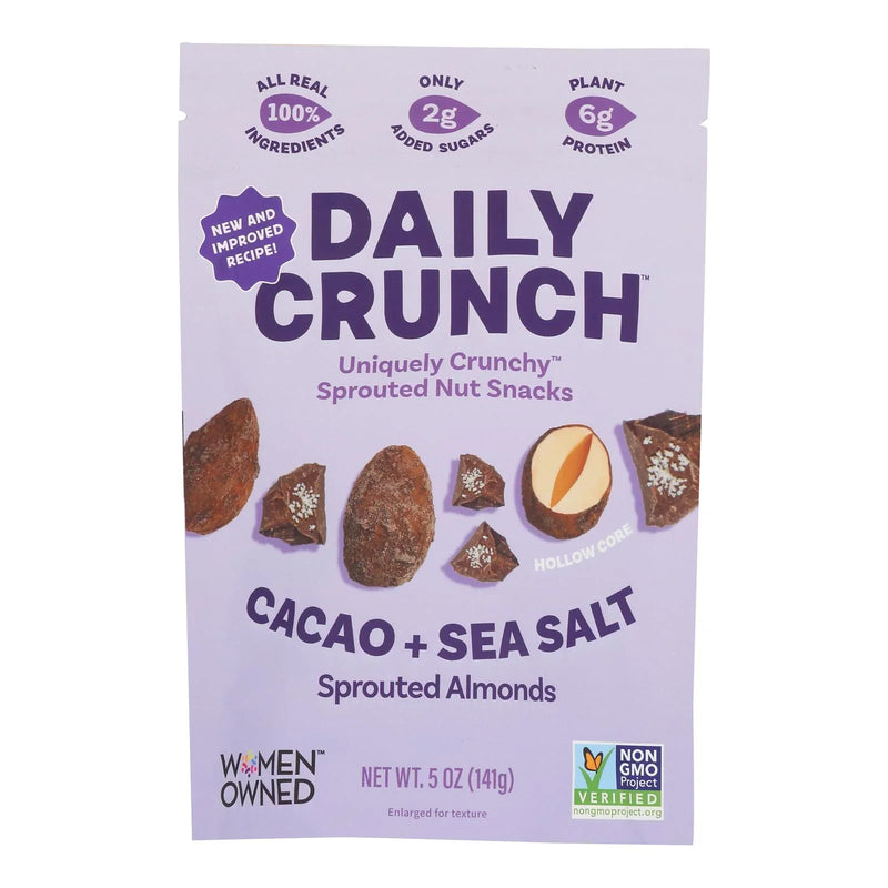 Daily Crunch - Spr Alm Cacao Sea Salt - Cs Of 6-4 Oz