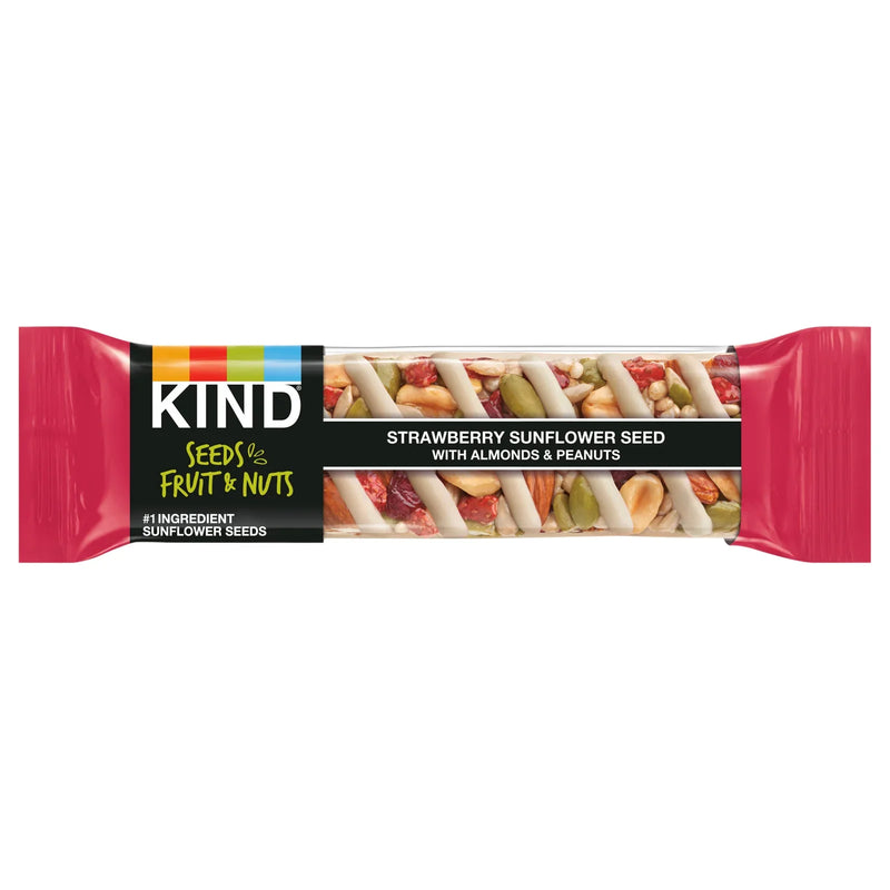 Kind - Bar Straw Sunflower Seed - Case Of 12-1.4 Ounce