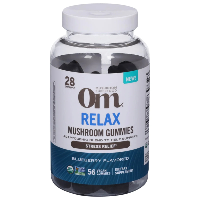 Om - Gmy Organic Relax Mush Blubry - 56 Count