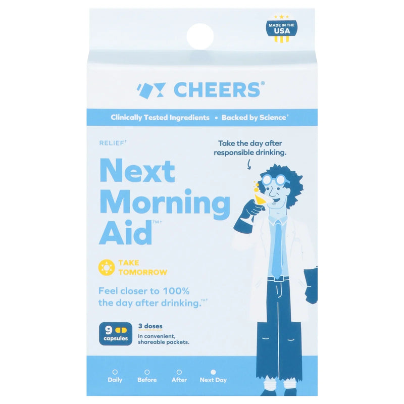 Cheers - Next Morning Aid Relief - 9 Count