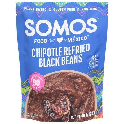 An image displaying Somos - Beans Rth Rfrd Chptle Blk - Case Of 6-10 Ounce by Somos