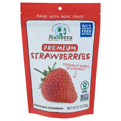 An image displaying Natierra - Dried Fruit Prem Strawbry - Case Of 8-.7 Ounce by Natierra