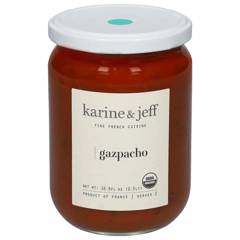 Karine & Jeff - Soup Organic Gazpacho - Case Of 6-16.9 Ounce