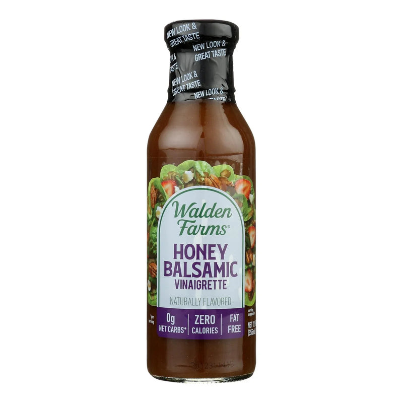 Walden Farms Calorie Free Honey Balsamic Vinaigrette  - Case Of 6 - 12 Ounce