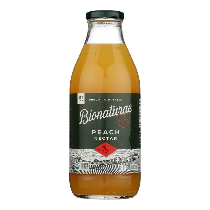 Bionaturae Fruit Nectar - Orangic - Peach - 25.4 Ounce - Case Of 6