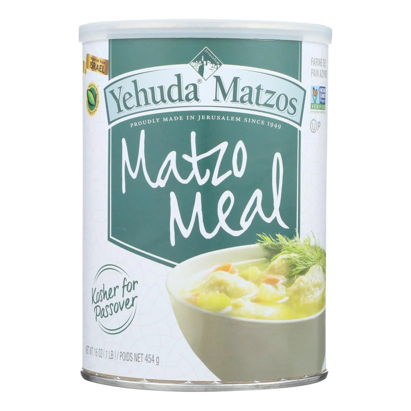 Yehuda Matzo Meal - Passover - Case Of 12 - 16 Ounce