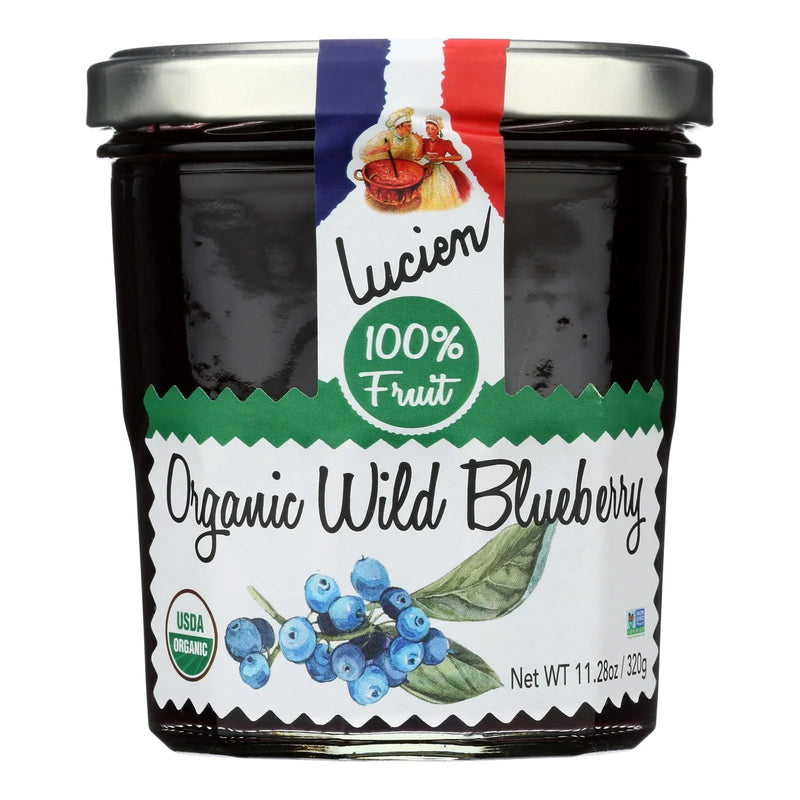 Lucien Georgelin Fruit Spread - Organic - Wild Blueberry - Case Of 6 - 11.28 Ounce