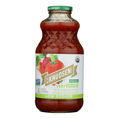 An image displaying Rw Knudsen Very Veggie Organic Juice - Case Of 6 - 32 Ounce by R.w. Knudsen