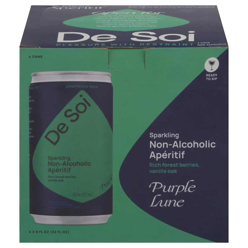 De Soi - Sprklng Bev Purple Lune - Cs Of 6-4/8 Fz