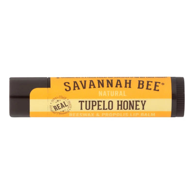 An image displaying Savannah Bee Lip Balm - Tupelo Honey - Case Of 36 - .15 Ounce by Savannah Bee