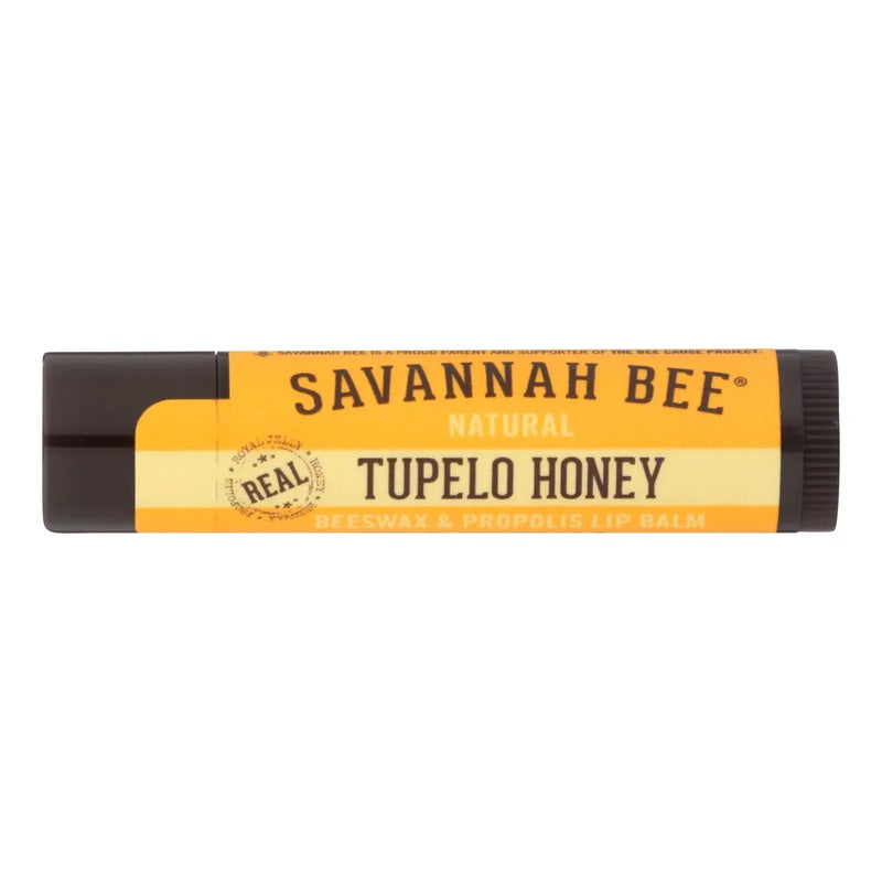 An image displaying Savannah Bee Lip Balm - Tupelo Honey - Case Of 36 - .15 Ounce by Savannah Bee
