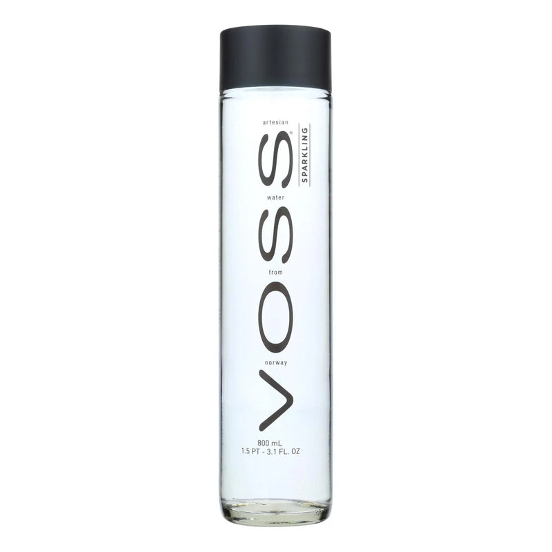 Voss Water Artesian Water - Sparkling - Case Of 12 - 27.1 Ounce.