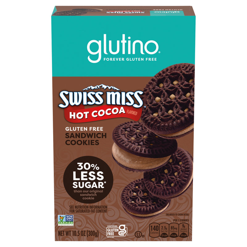 An image displaying Glutino - Cki Swiss Miss Hot Cocoa - Cs Of 8-10.5 Oz by Glutino