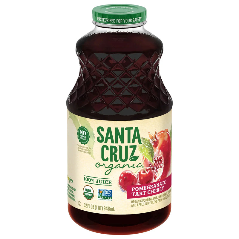 Santa Cruz Organic - Juice Organic Pom Tart Cherry - Case Of 6-32 Ounce