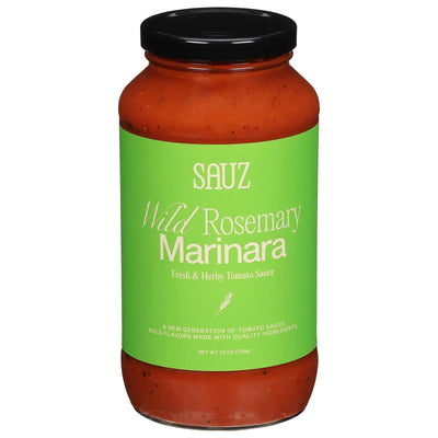 An image displaying Sauz - Wild Rosemary Marinara - Case Of 6-25 Ounce by Sauz