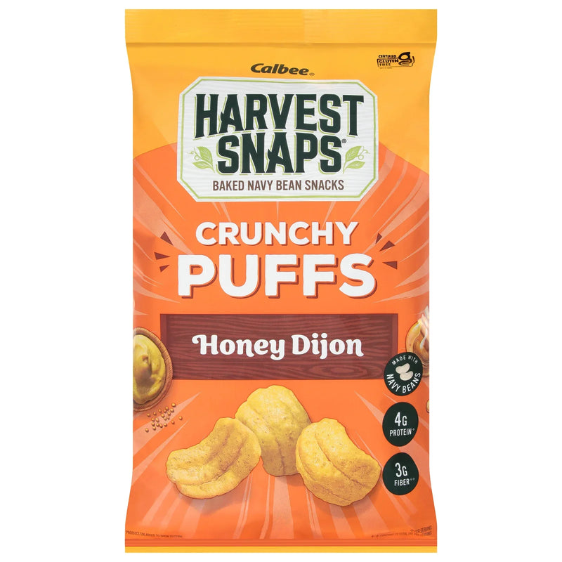Harvest Snaps - Crunchy Puff Honey Dijon - Case Of 6-4.2 Ounce