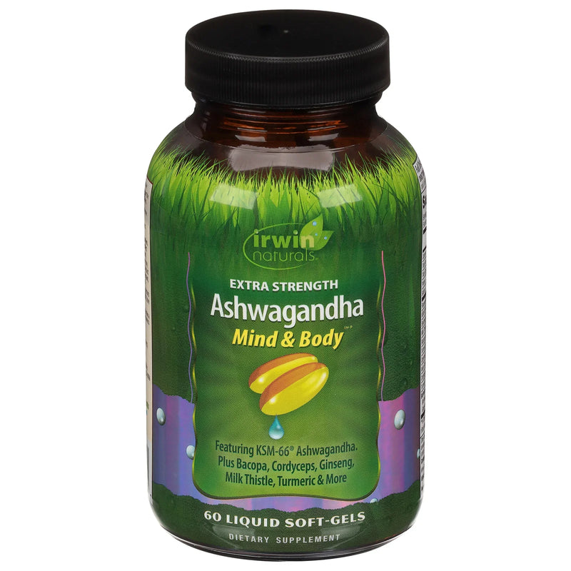 Irwin Naturals - Ashwagandha Xtrstr - Ea Of 1-60 Sgel