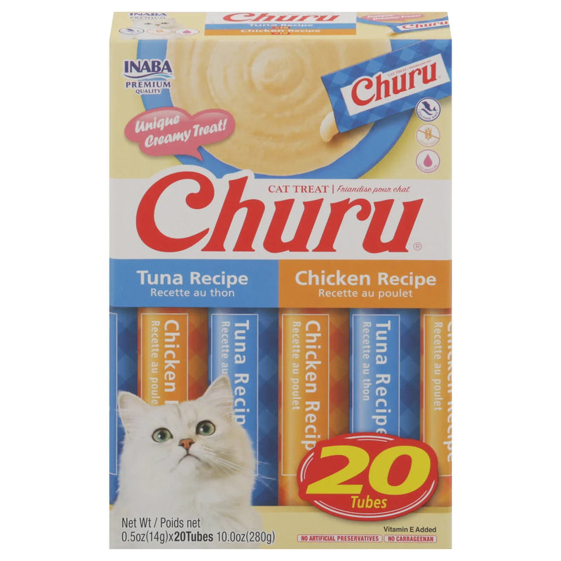 Inaba - Cat Churu Tuna Chkn Var - Case Of 8-20/.5 Ounce