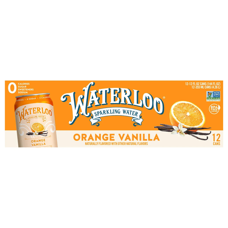 Waterloo - Sparkling Wtr Orange Van - Cs Of 2-12/12 Fz