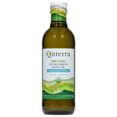 An image displaying Qitterra - Evoo Organic Mediterranean - Case Of 6-16.9 Ounce by Qitterra