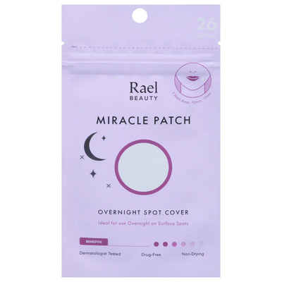 An image displaying Rael Inc - Overnight Spot Covr Patch - 26 Count by Rael Inc