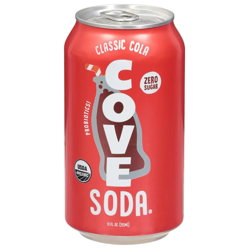An image displaying Cove Soda - Soda Classic Cola - Case Of 12-12 Ounce by Cove Soda