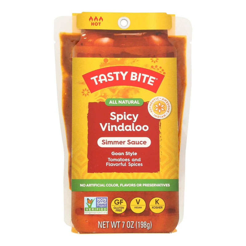 Tasty Bite - Simmer Sce Spicy Vindaloo - Case Of 10-7 Ounce