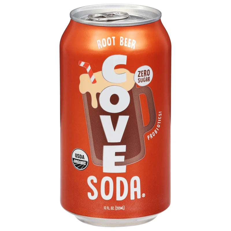 An image displaying Cove Soda - Soda Root Beer - Case Of 12-12 Ounce by Cove Soda