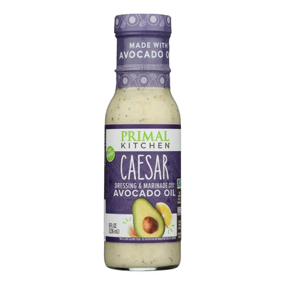 An image displaying Primal Kitchen Dressing & Marinade Caesar Dressing - Case Of 6 - 8 Ounce by Primal Kitchen