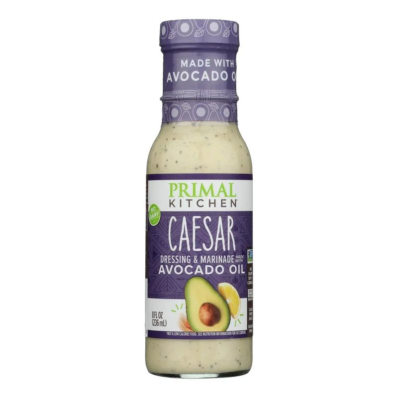 An image displaying Primal Kitchen Dressing & Marinade Caesar Dressing - Case Of 6 - 8 Ounce by Primal Kitchen