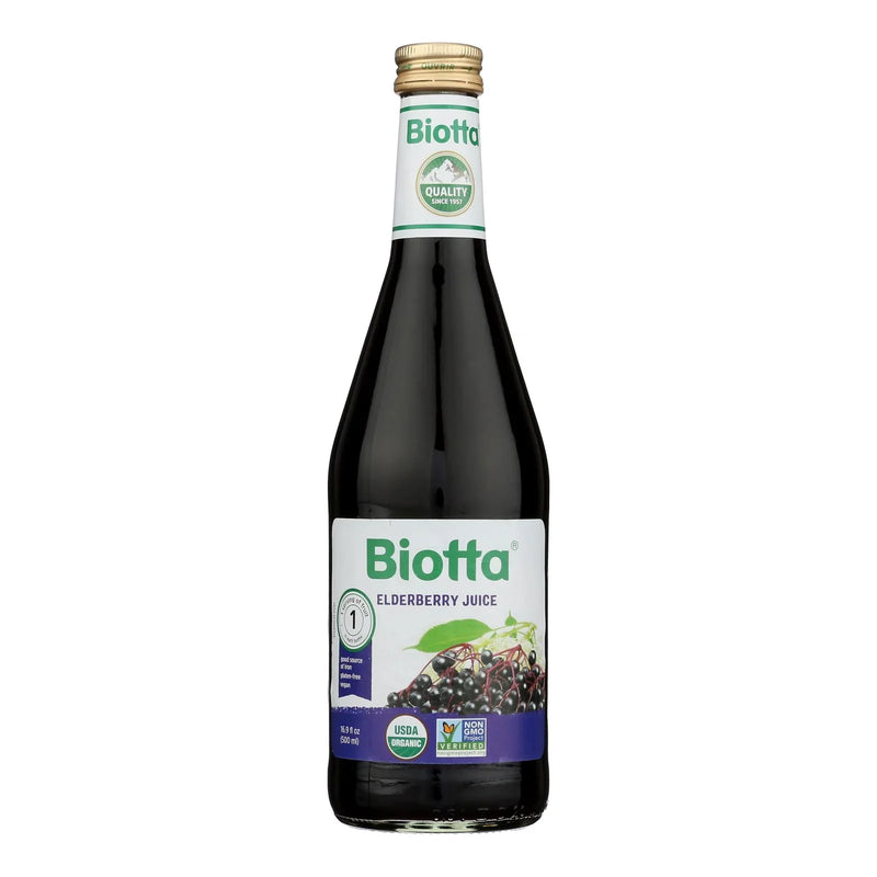Biotta Juice - Elderberry - Case Of 6 - 16.9 Ounce.