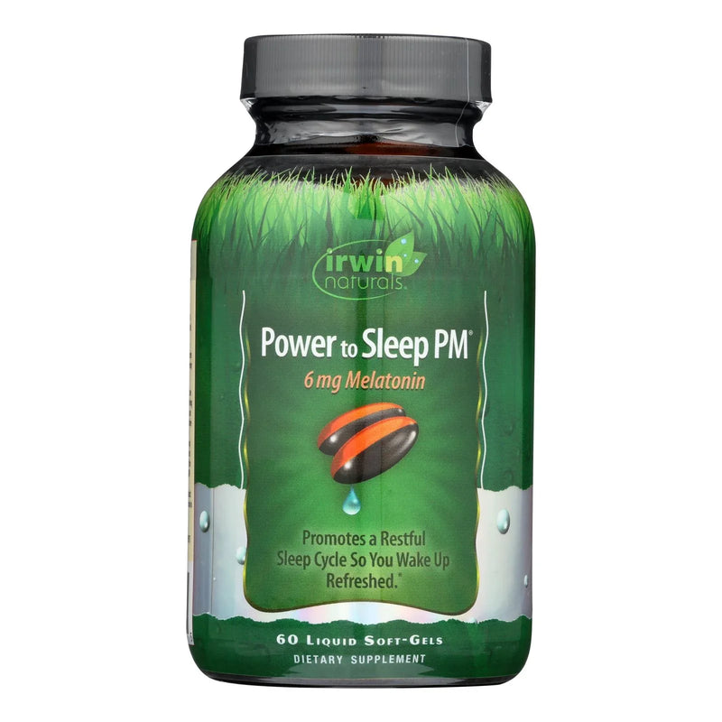 Irwin Naturals - Power To Sleep Pm 6mg Mel - 60 Sgel